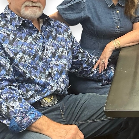 ROBERT GRAHAM Halder Shirt Button Up Classic Fit Long Sleeve Flip Cuff NWT - Picture 7 of 12